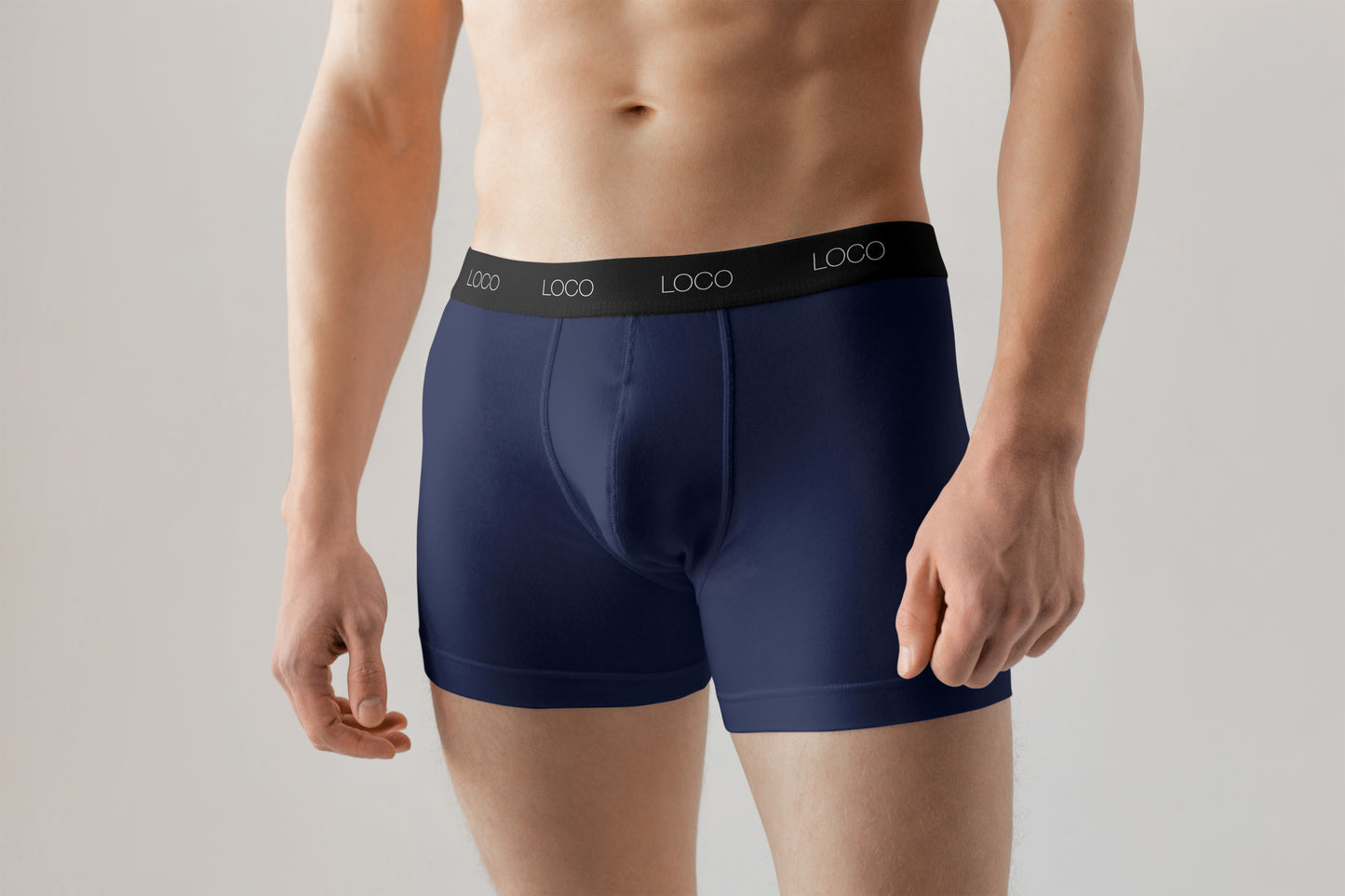 Herren Boxershorts aus Bio-Baumwolle (kbA) - French Navy