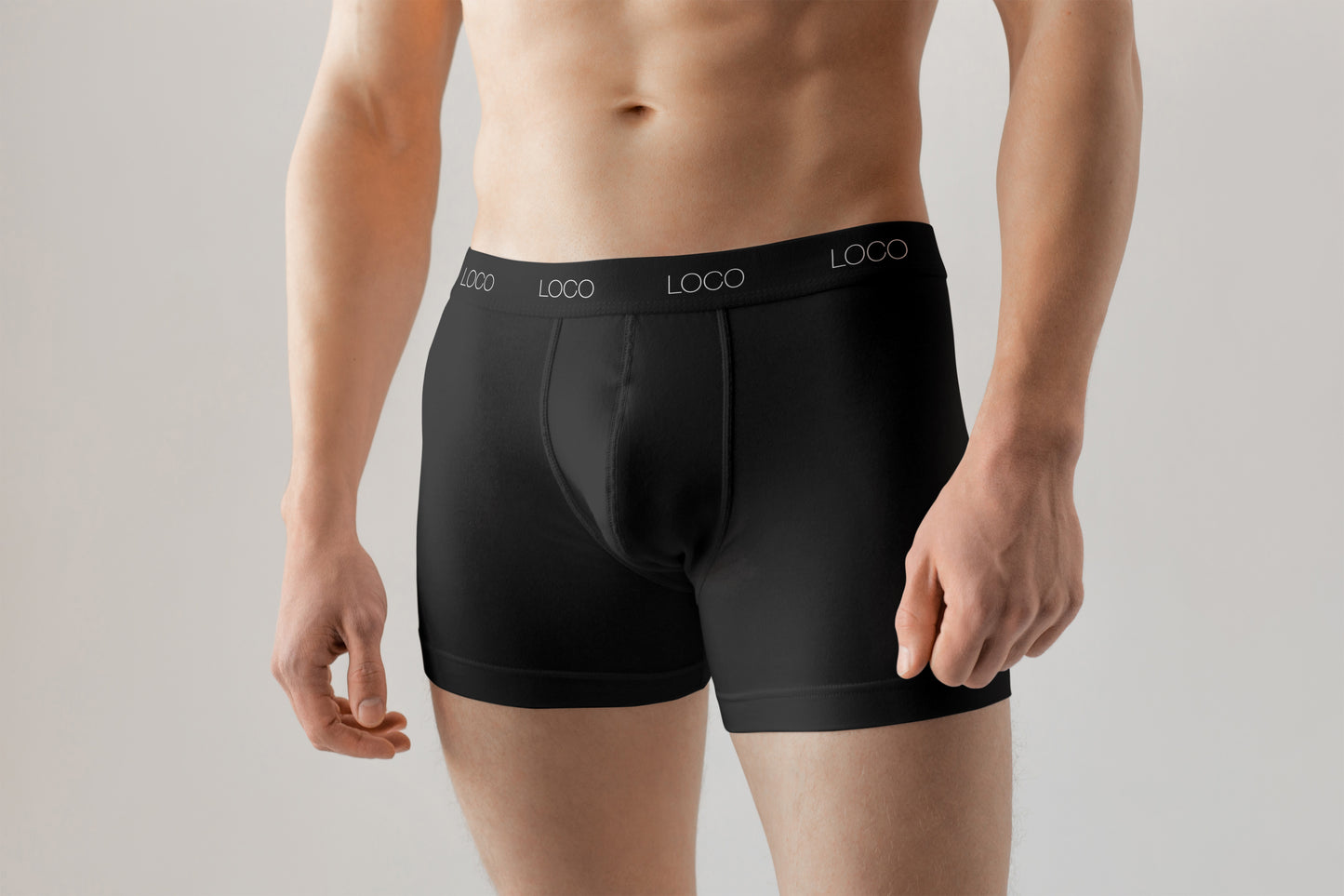 LOCO 3er-Premium Pack aus Bio-Baumwolle (kbA) - Black